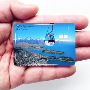 新西兰旅游城市景点冰箱贴皇后镇霍比特村米尔福德峡湾纪念品磁贴