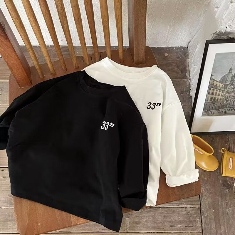 【100%纯棉】儿童长袖t恤打底衫