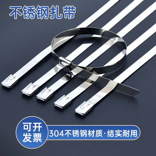 自锁式扎304不锈钢扎带