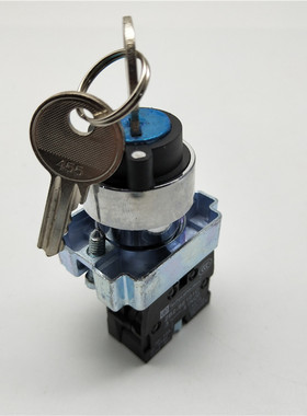 22mm钥匙旋钮旋转选择按钮开关ZB2BZ101 XB2-BG21两档BG33三档