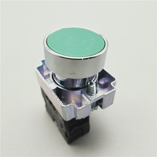 22mm自动复位点动平头按钮开关XB2 BE101单路 BA31绿色一常开ZB2