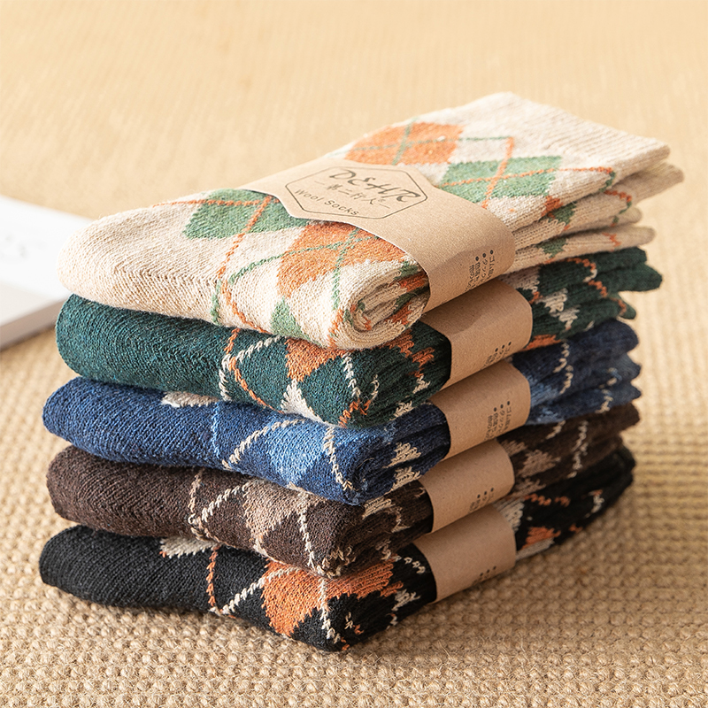 第二行人保暖女士羊毛羊毛袜