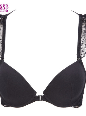 BLOSS/古今花内衣少女蕾丝前扣薄款光面小胸聚拢文胸罩0KS20