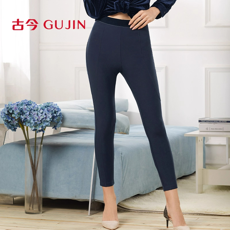 古今 红色内衣本命年弹力紧身薄款秋冬打底裤女舒适柔软裤子