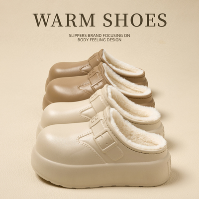 防水棉拖鞋女款2025新款室内家居