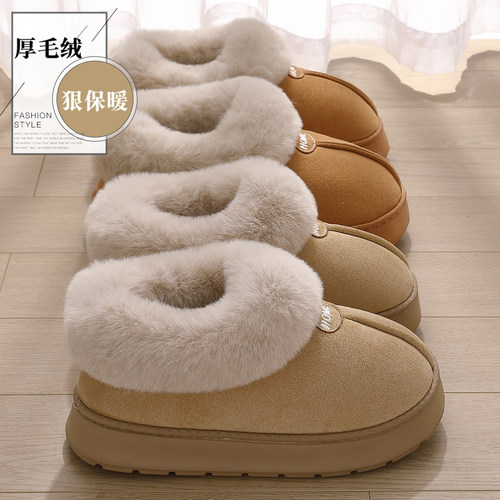 超火新款包跟外穿棉拖鞋女款