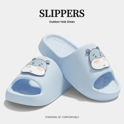 舒适从这双可爱小河马拖鞋开始