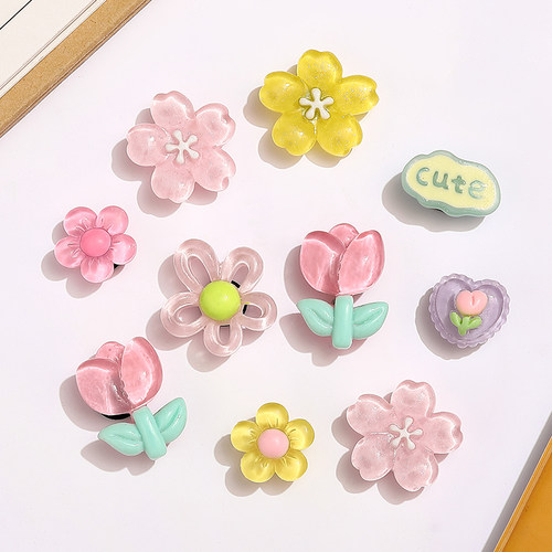 可爱少女心洞洞鞋配饰可diy鞋花