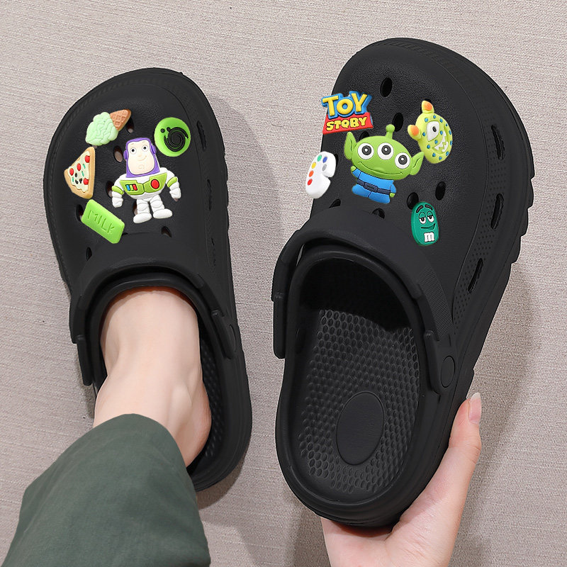 洞洞鞋男款2026新款夏季沙滩情侣外穿防滑防臭巨好看洞洞鞋女款