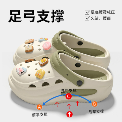 姐妹们这洞洞鞋太好穿啦