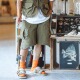 风 拼接设计机能露营宽松工装 WORKSHOP新品 复古户外短裤