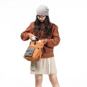 HKWORKSHOP尼龙糖果包轻量化手提单肩斜跨包通勤大容量束口绳包