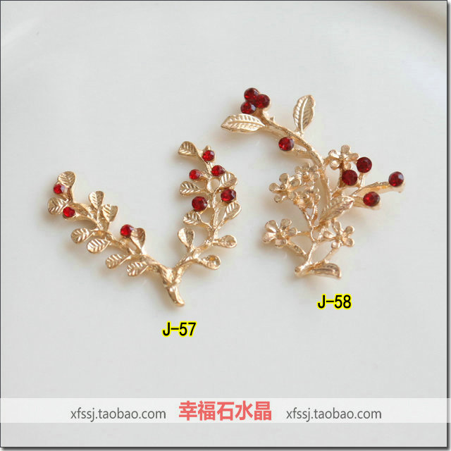 古风新娘发簪步摇凤冠diy饰品