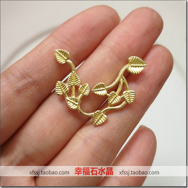 diy黄铜古风步摇璎珞头饰花片