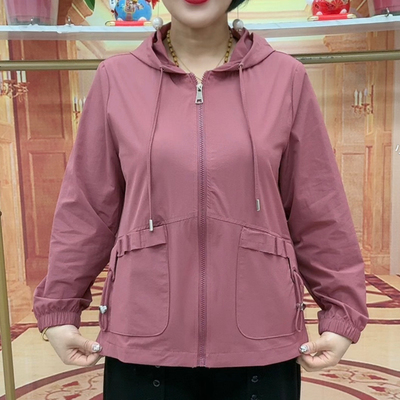 24年春夏新款拉链宽松帽款女防晒百搭显瘦减龄女上衣