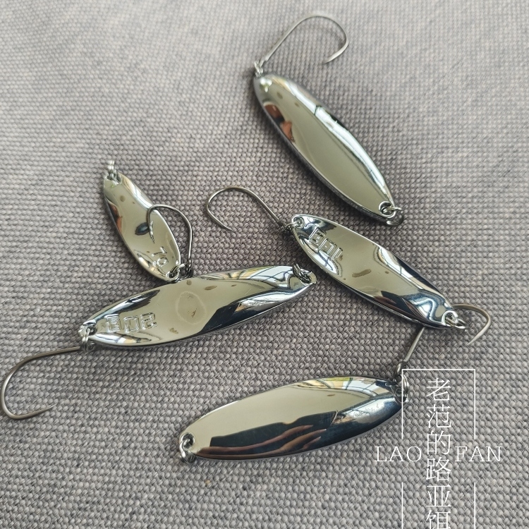 岸抛路亚鲅鱼燕鱼大双曲亮片海水淡水远投电镀铁板单钩钓翘嘴鲈鱼