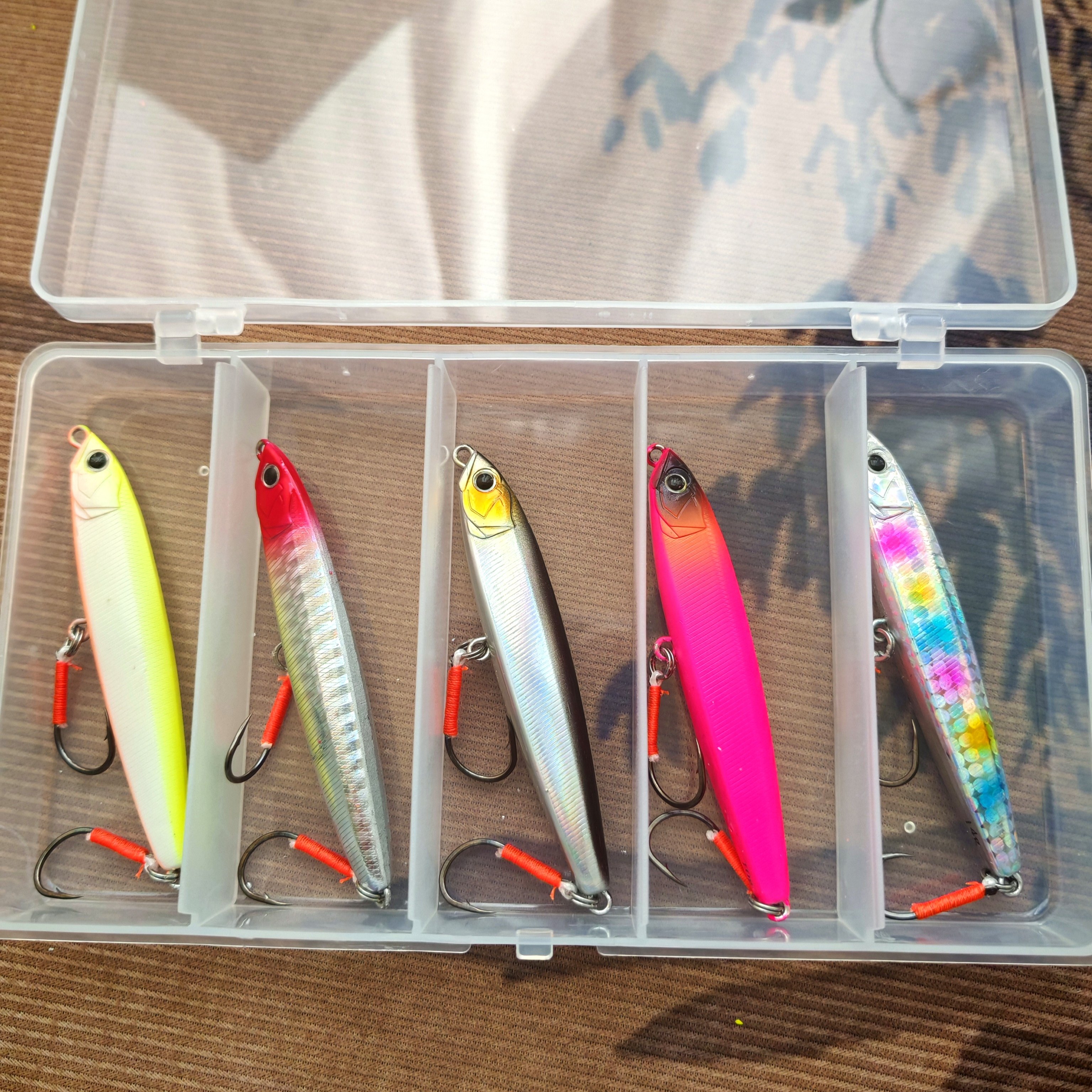 单钩铅笔一盒5支带响珠飞鬼远投路亚饵颤沉军鱼钩钓翘嘴海鲈鳡鱼,户外/登山/野营/旅行用品,路亚饵,淘宝优惠券,粉丝福利购,淘宝优惠卷