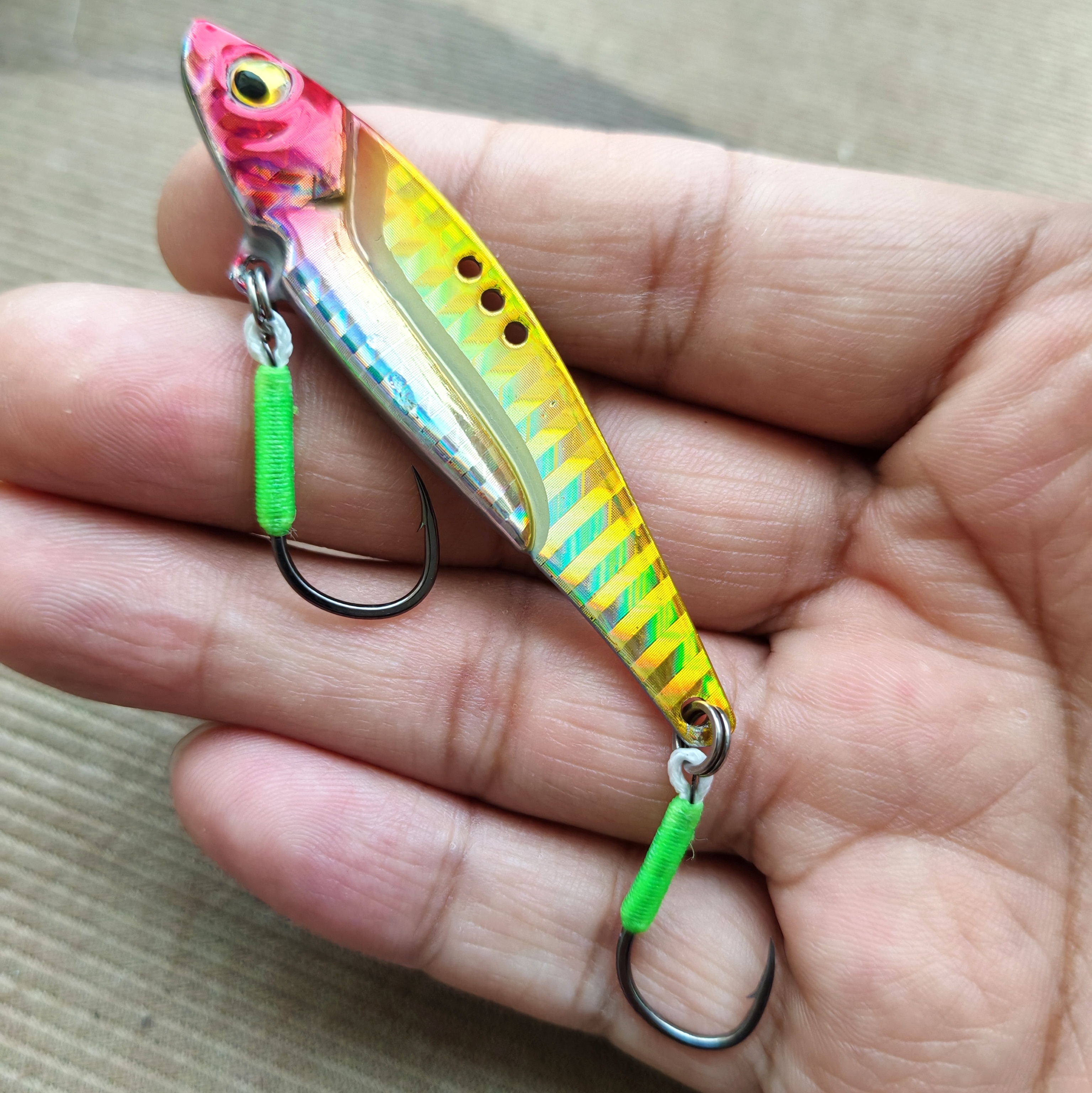 加强军鱼单钩龙牙vib铅包铜路亚饵20克大克重防挂底翘嘴海鲈鳡鱼