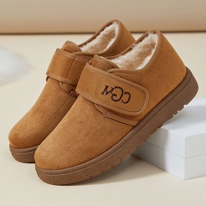 2025新款欧洲站女鞋真皮勃肯鞋女厚底棉鞋保暖毛毛鞋女外穿百搭潮