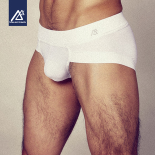 跑步运动内裤男低腰性感防磨腿跑步训练三角裤高弹速干透气短裤