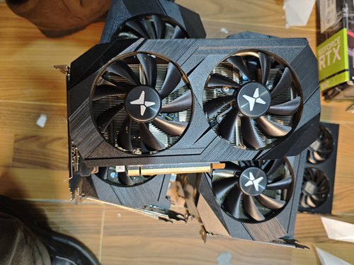 迪兰rx6600 8g 拆机二手显卡嘎嘎新双风扇8p