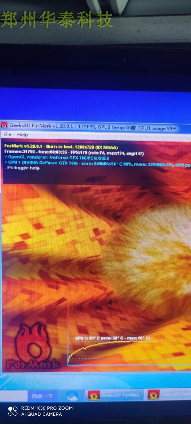 GTX780 3G 384位三风扇带灯6加8供电大师19w 拆机拼1060 1660