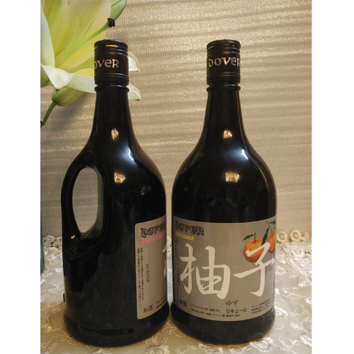 日本进口Dover多佛尔柚子樱花红豆紫苏生姜葡萄味和酒700ml/瓶