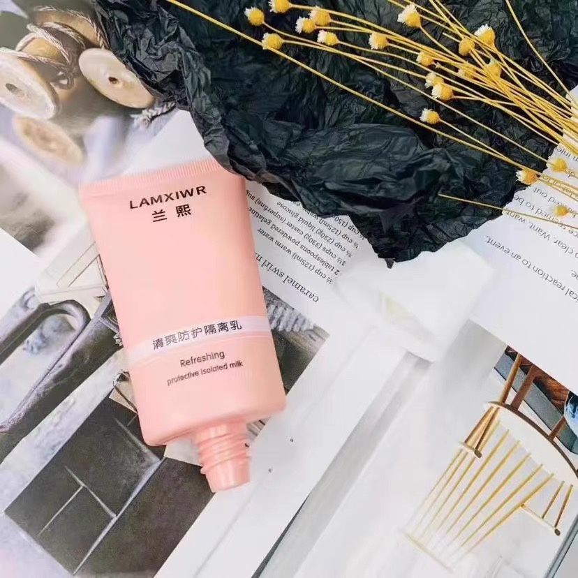 抖音推荐兰熙清爽防护隔离乳遮瑕亮肤色全身面部四季可用包邮