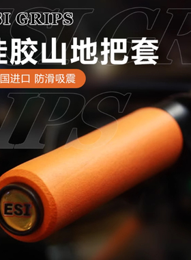 ESI矽胶硅胶握把山地车把套自行车超轻防滑吸震单车手把配件