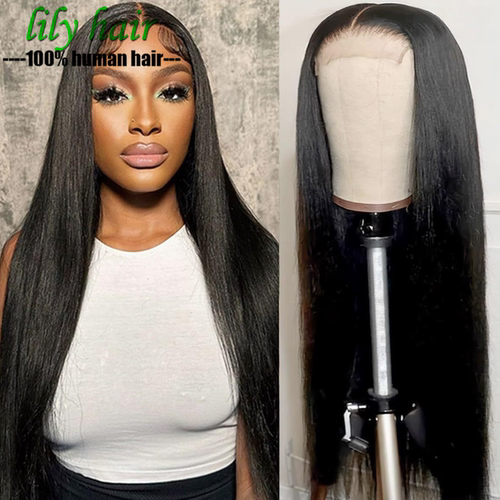 Brazilian Straight Human Hair 5x5 Lace Closure Wig For Women