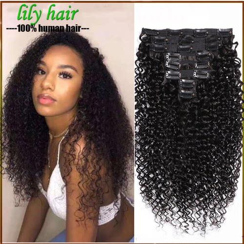 卡子发clipinkinkycurlyhair