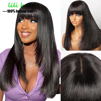 Layeredcutbangwig真人发丝