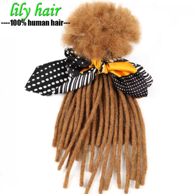 27# Blonde Locs Extensions Human Hair Handmade Dreadlocks