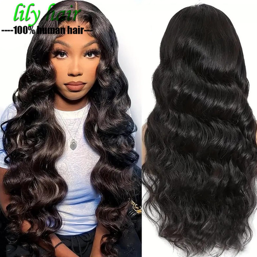 13x4 Lace Frontal Wigs Body Wave 100% Human Hair For Women