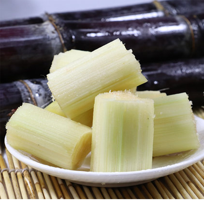 全运会广州深圳东莞拍 广西黑皮水果甘蔗现砍脆甜多汁皮薄好吃