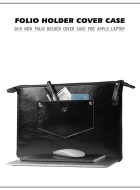 Cj苹果电脑包MacbookPro air13 15 16笔记本内胆包真皮保护套配件