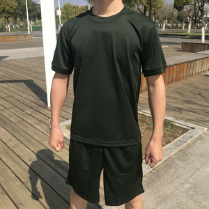 体能训练服套装 正品夏季短袖短裤运动户外上衣速干透气军迷男t恤