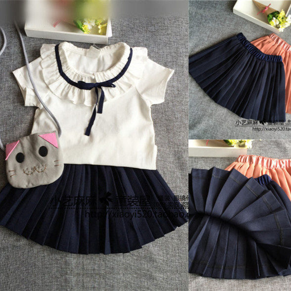 Jupe fillette en mousseline de soie - Ref 2051089 Image 1