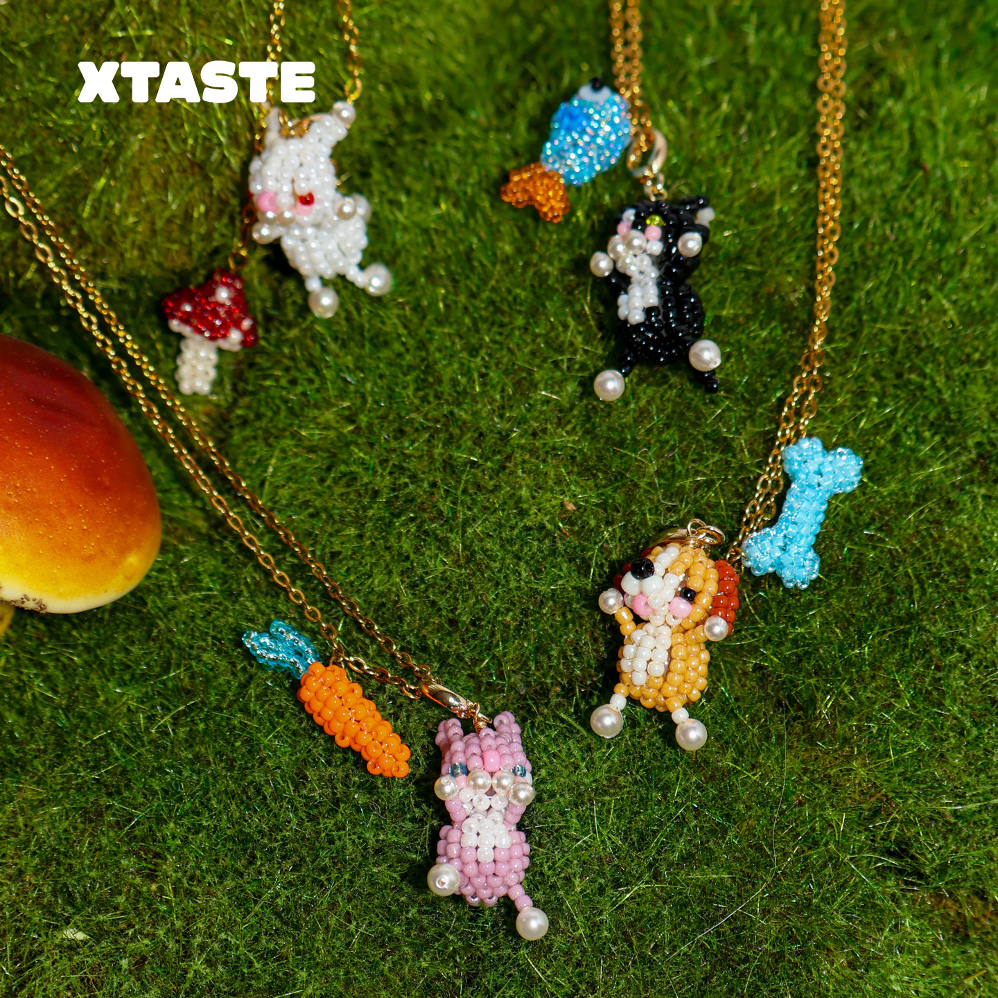 XTASTE SNBC【小狗骨头项链】小众设计项链配饰锁骨链女