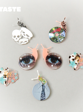 XTASTE STRANGEFRUIT 【蜗牛/兰花鸭嘴夹】小众轻亚发饰发夹边夹