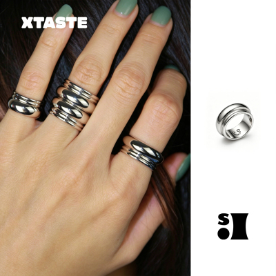 XTASTE SNOW STUDIOS 【TRIPLE三环百搭极简戒指系列】高级感戒指
