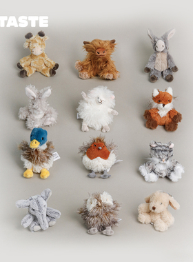 张艺兴同款 XTASTE WRENDALE 高颜值针织卡包小羊形钥匙扣挂件