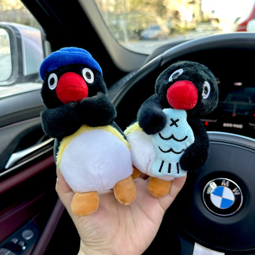 pingu汽车怀档装饰转向灯雨刮器