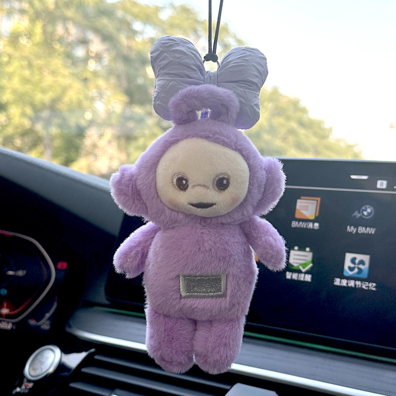 正版卡通可爱天线宝宝汽车挂件装饰创意汽车内饰倒车镜后视镜吊坠