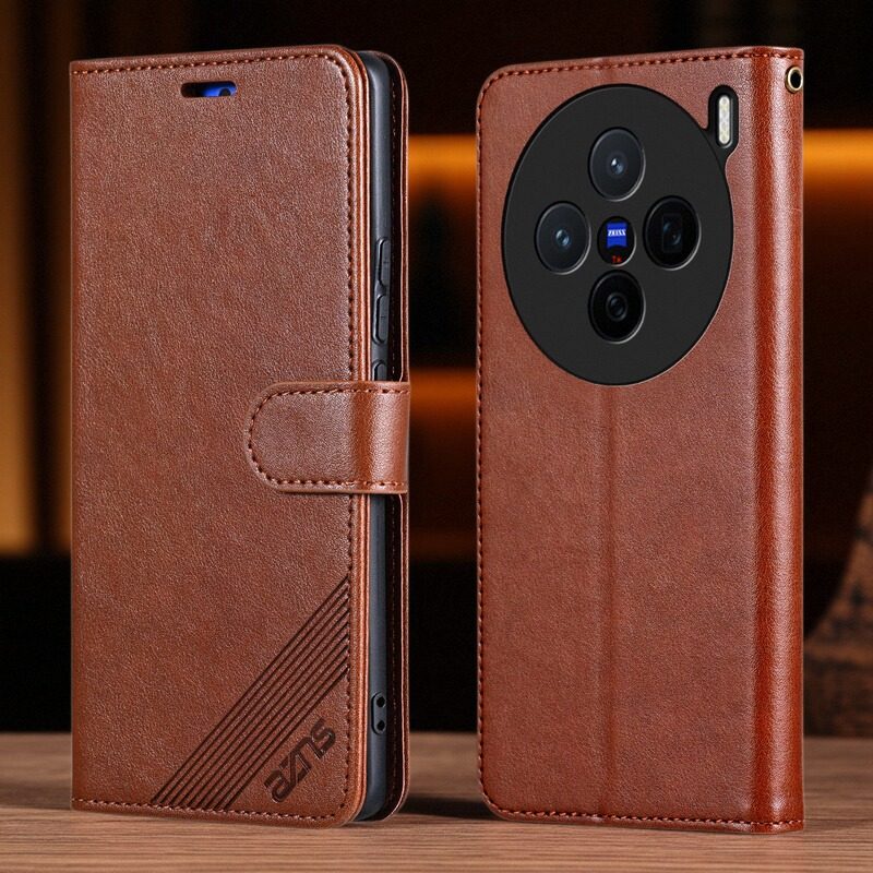 适用vivo X200手机壳翻盖式皮套插卡钱包款式防摔皮套保护套新款全包商务男女士软胶外壳高档皮夹