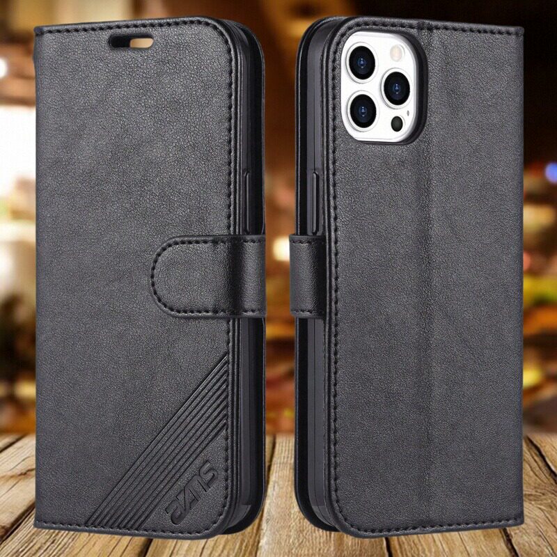适用iphone12手机壳苹果12翻盖式皮套插卡钱包款式防摔皮套保护套新款全包商务男女士软胶外壳高档皮夹