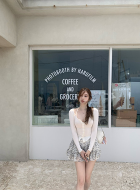 ke7en 挂脖纯欲修身打底衫t恤女显瘦性感小衫气质露肩上衣