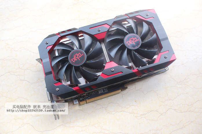 迪兰恒进  DEVIL RX580 8G DEVIL信仰灯背板 高主频高性能 成色好