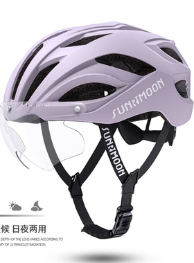 sunrimoon森瑞梦WT-079男女变色风镜自行车防风沙骑行头盔