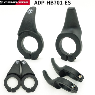 富律业fouriers山地车副把小牛角22.2mm自行车休息握把尼龙